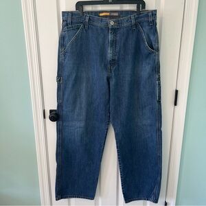Vintage SilverTab by Levi’s Men’s Carpenter Jeans Size 38x32 Denim Y2K Cotton